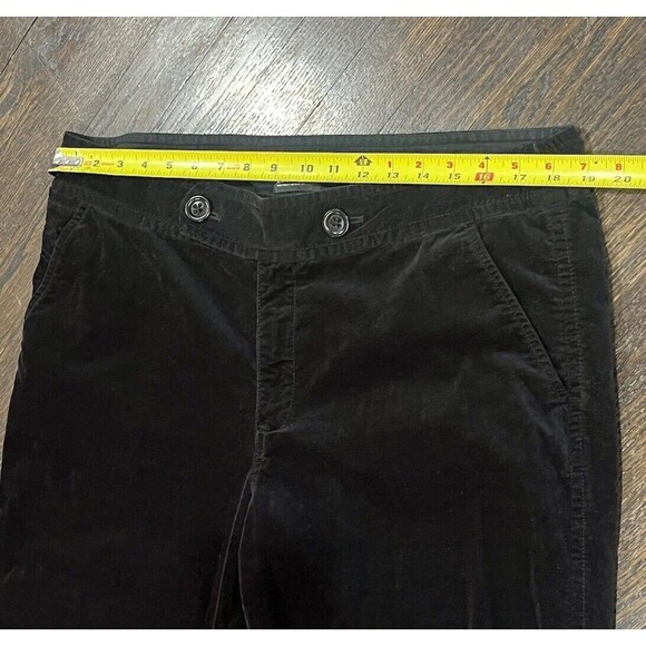 Eddie Bauer Pants Women’s 16 Tall 37x34 Velvet Black Stretch Soft Office Goth - Picture 7 of 10